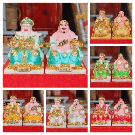 Tượng Thần Tài Thổ Địa đá Việt Nam phú quý