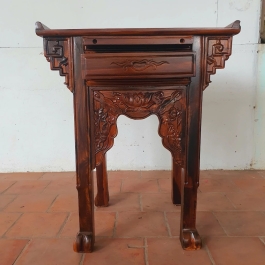 Bàn thờ gia tiên gỗ muồng ngang 88cm