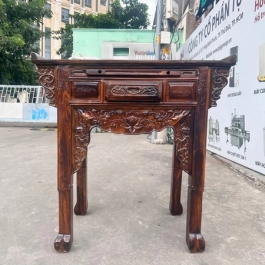 Bàn thờ gia tiên gỗ muồng ngang 1m07