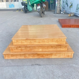 Bàn kê, bục kê, đặt bàn thần tài thổ địa bằng gỗ sồi 100% - Ngang 81cm x Sâu 81cm