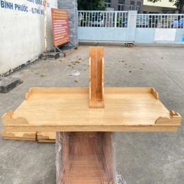 Bàn thờ treo tường gỗ sồi 100 % ngang 68cm