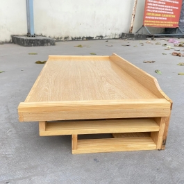Bàn thờ treo tường gỗ sồi màu vàng (68cmx48cm)