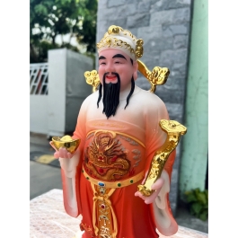 [12inch] Tượng Phúc Lộc Thọ bằng Đá Việt Nam Cao 31cm