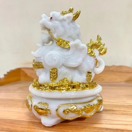 Tượng Tỳ Hưu phong thủy để bàn thờ thần tài hoặc bàn làm việc- cỡ lớn 25cm 