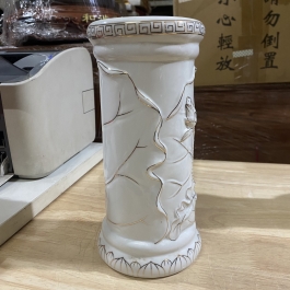 Ống nhang bạch ngọc sứ cao cấp cao 20cm ngang 10,5cm