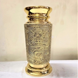 Lọ Hoa Bằng Đồng cao 26cm - Đồng Vĩnh Tiến