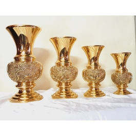 Bình Bông Mai Liễu Bằng Đồng Thương Hiệu Vĩnh Tiến Cao 25cm [BBML-2] 