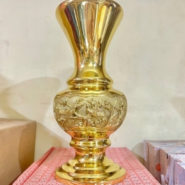 Bình Bông Mai Liễu Bằng Đồng Thương Hiệu Vĩnh Tiến Cao 21cm [BBML-1.5] 