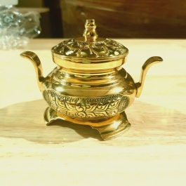 Đỉnh đốt trầm bằng đồng thương hiệu Thuận Phát (3 cỡ) - Cỡ 2 Cao 8cm