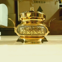 Đỉnh đốt trầm bằng đồng thương hiệu Thuận Phát (3 cỡ) - Cỡ 1 Cao 7cm