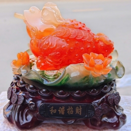 Tượng Cóc, Thiềm Thừ phong thủy chiêu tài, thu hút tài lộc