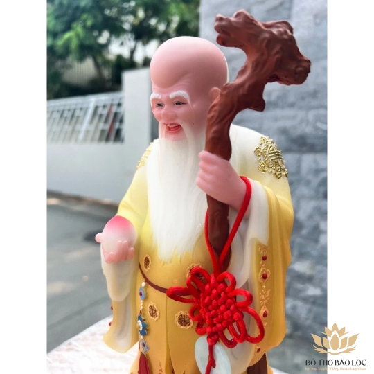 [12inch] Tượng Phúc Lộc Thọ bằng Đá Việt Nam Cao 31cm