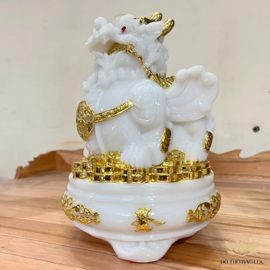 Tượng Tỳ Hưu phong thủy để bàn thờ thần tài hoặc bàn làm việc- cỡ nhỏ cao 16cm