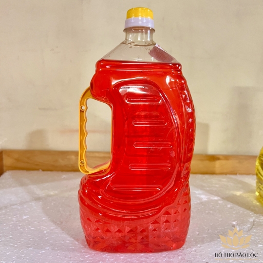 Dầu Cát Tường lưu ly 1.2kg màu vàng dùng trong thờ cúng