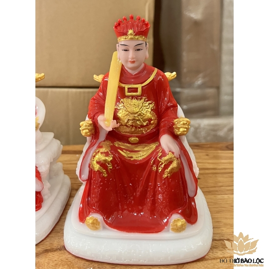 [6inch] Tượng Ông Táo Bà Táo Bằng Đá Nhập Hàng Cao Cấp Cao 15cm