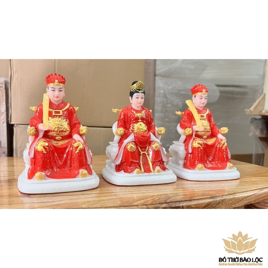 [6inch] Tượng Ông Táo Bà Táo Bằng Đá Nhập Hàng Cao Cấp Cao 15cm