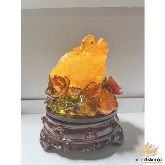 Cóc Ngậm Xu Vàng Hồ Lô Cao 17cm - 2 Màu (Vàng, Xanh)