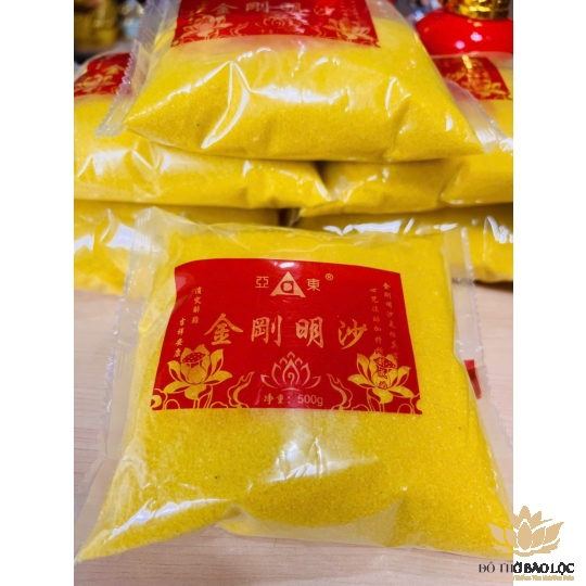 Cát Kim Sa, Cát Vàng Lư Hương – Tro Vàng Để Bát Hương Thờ 500g