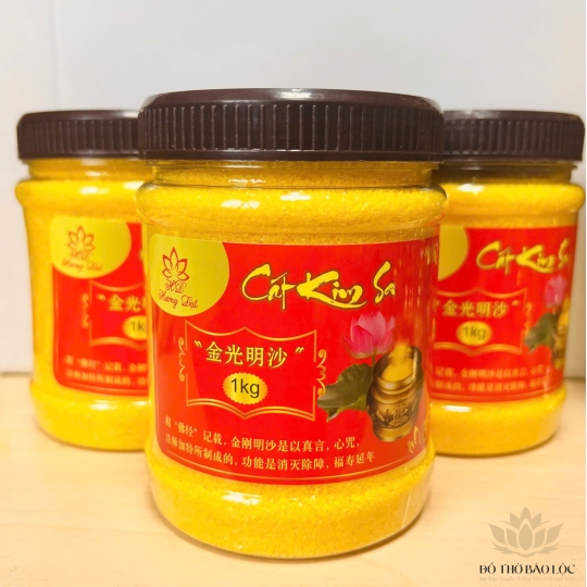 Hũ Cát Kim Sa, Cát Vàng Lư Hương Thờ 1kg