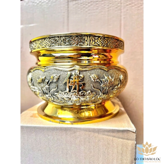  Bát Nhang Bằng Đồng Thương Hiệu Vĩnh Tiến Cao 9cm x DK 14cm [BH2]