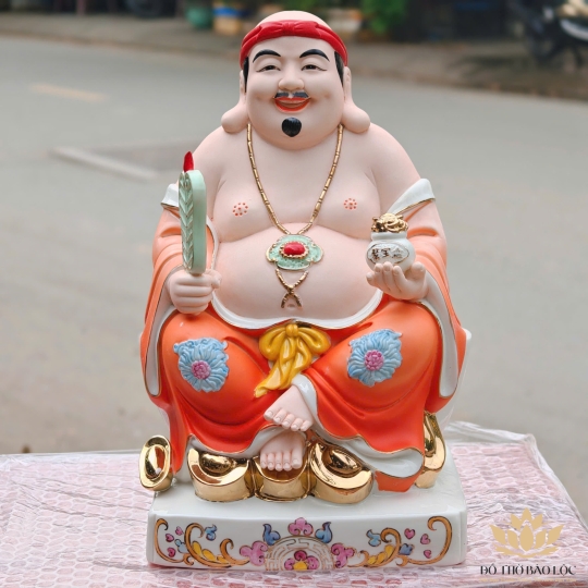 Tượng Thần Tài Thổ Địa sứ đức hóa cao cao cấp cao 31cm