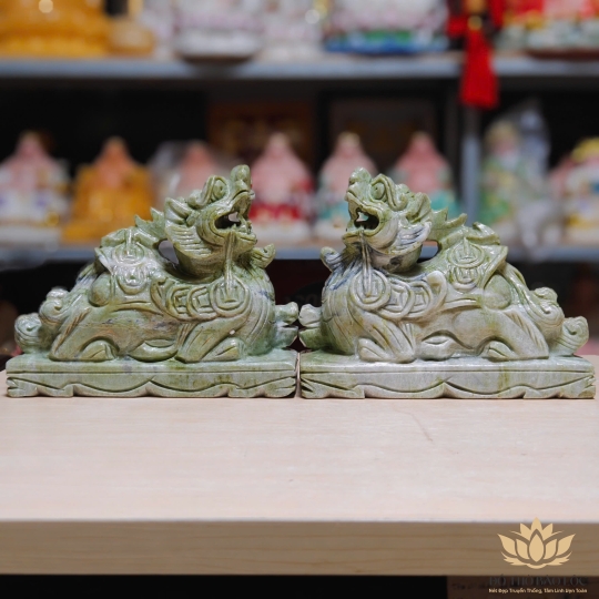 Tượng Tỳ Hưu, Kỳ Lân phong thủy bằng đá tự nhiên, Linh Vật Trấn Trạch Chiêu Tài Lộc