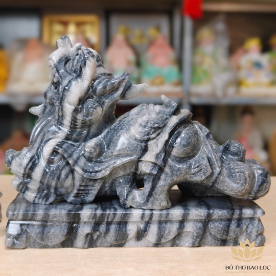 Tượng Tỳ Hưu, Kỳ Lân phong thủy bằng đá tự nhiên, Linh Vật Trấn Trạch Chiêu Tài Lộc